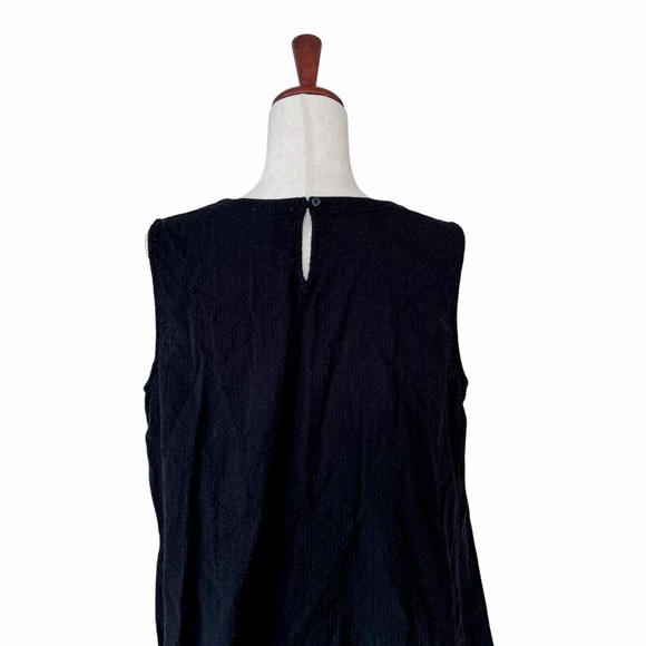 Eileen Fisher Women's Dress Large Sleeveless 100% Organic Cotton Midi Lantern - Picture 11 of 15